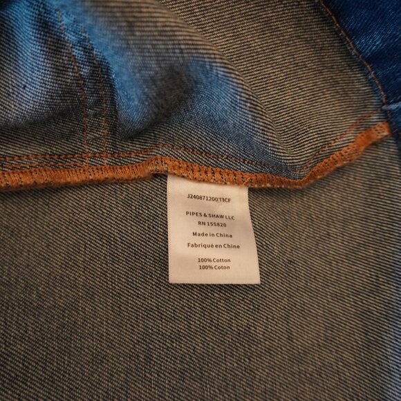 Veronica Beard McKinley Dress Blue Denim Shirt Dress Cotton Size Large - Picture 8 of 8